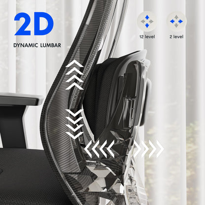 FLEXISPOT Massage Office Chair with Footrest, High Back Ergonomic Desk Chair with Adjustable Headrest, 3D Armrests, 2D Lumbar Heated Shiatsu Massage, 4-Position Recline, Foam Seat, Black