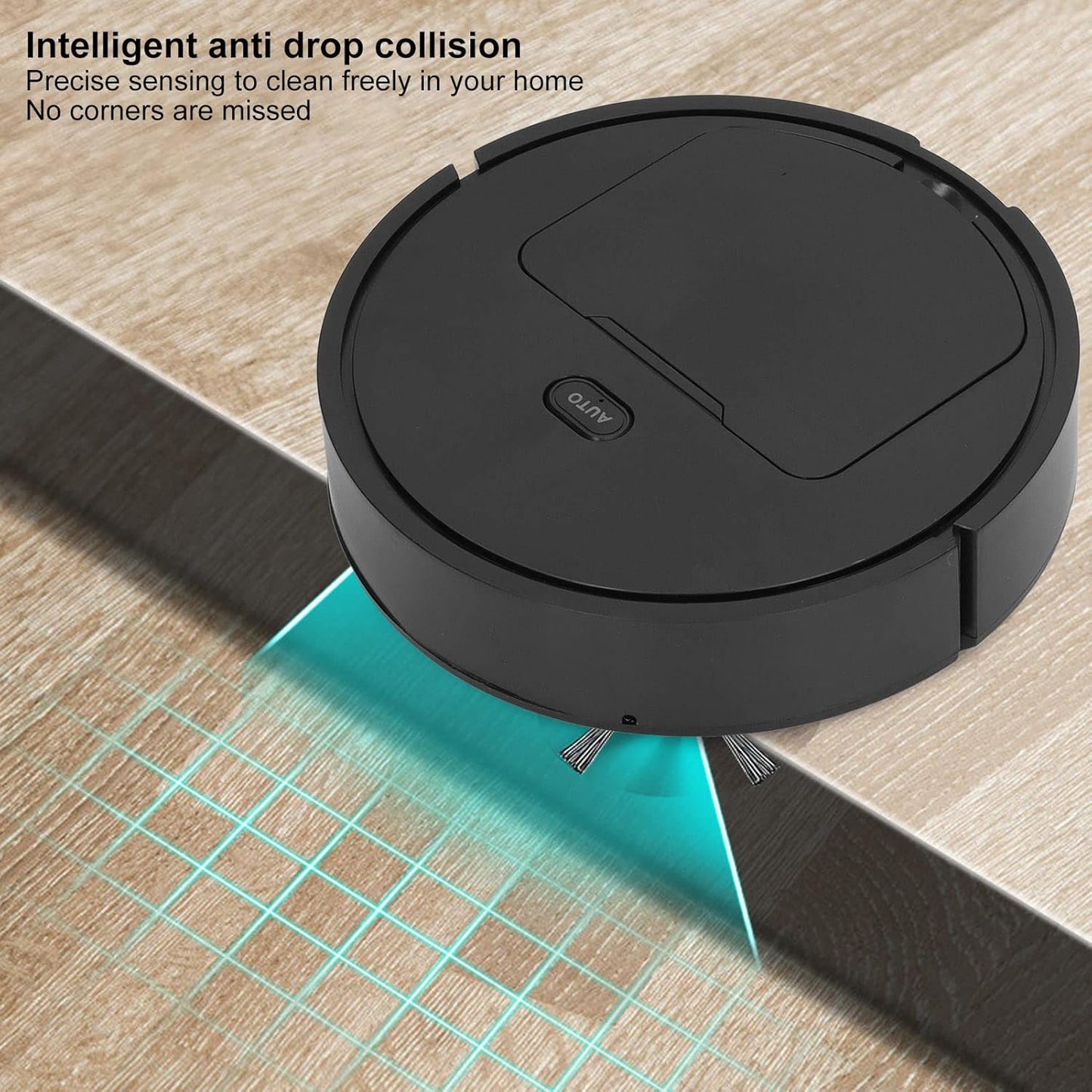 ZJchao 3 in 1 Sweeping Robot Vacuum, USB Vacuum and Mop, Low Noise Household Robot for Pet Hair