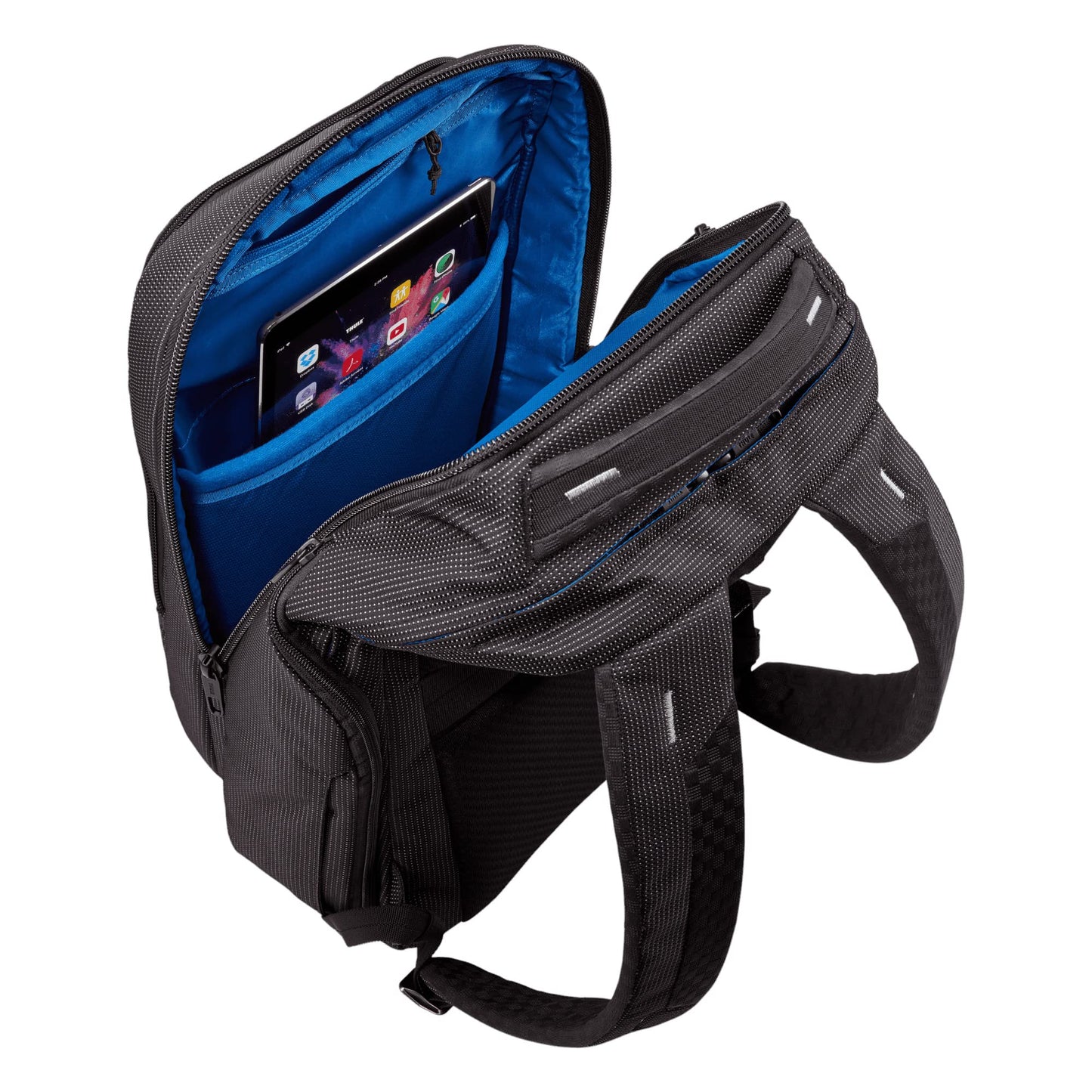 Thule Crossover 2 Laptop Backpack 30L, Padded compartments fit 15.6" Laptop & 10" Tablet, Crush-Resistant valuables Pocket