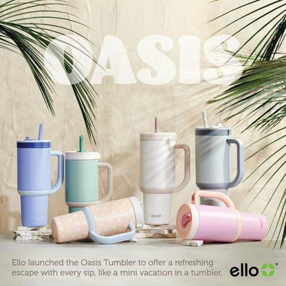Ello Oasis 30oz Stainless Steel Water Bottle - Main Squeeze