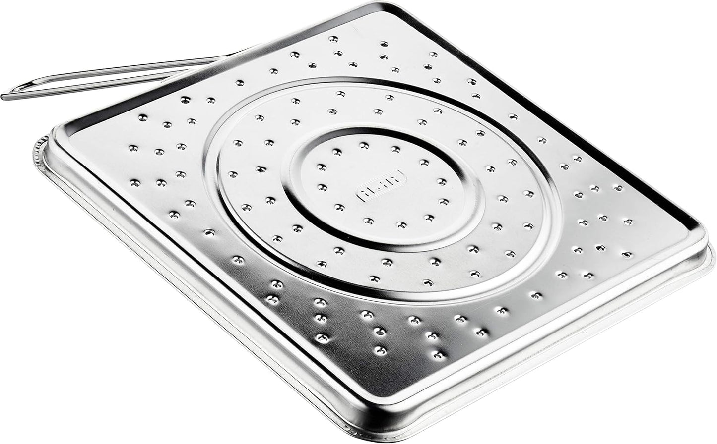 Ibili Classica Foldable Tin Plate Bread Toaster, 20cmx20cm Camping Cookware for Gas Flame - Made in Spain