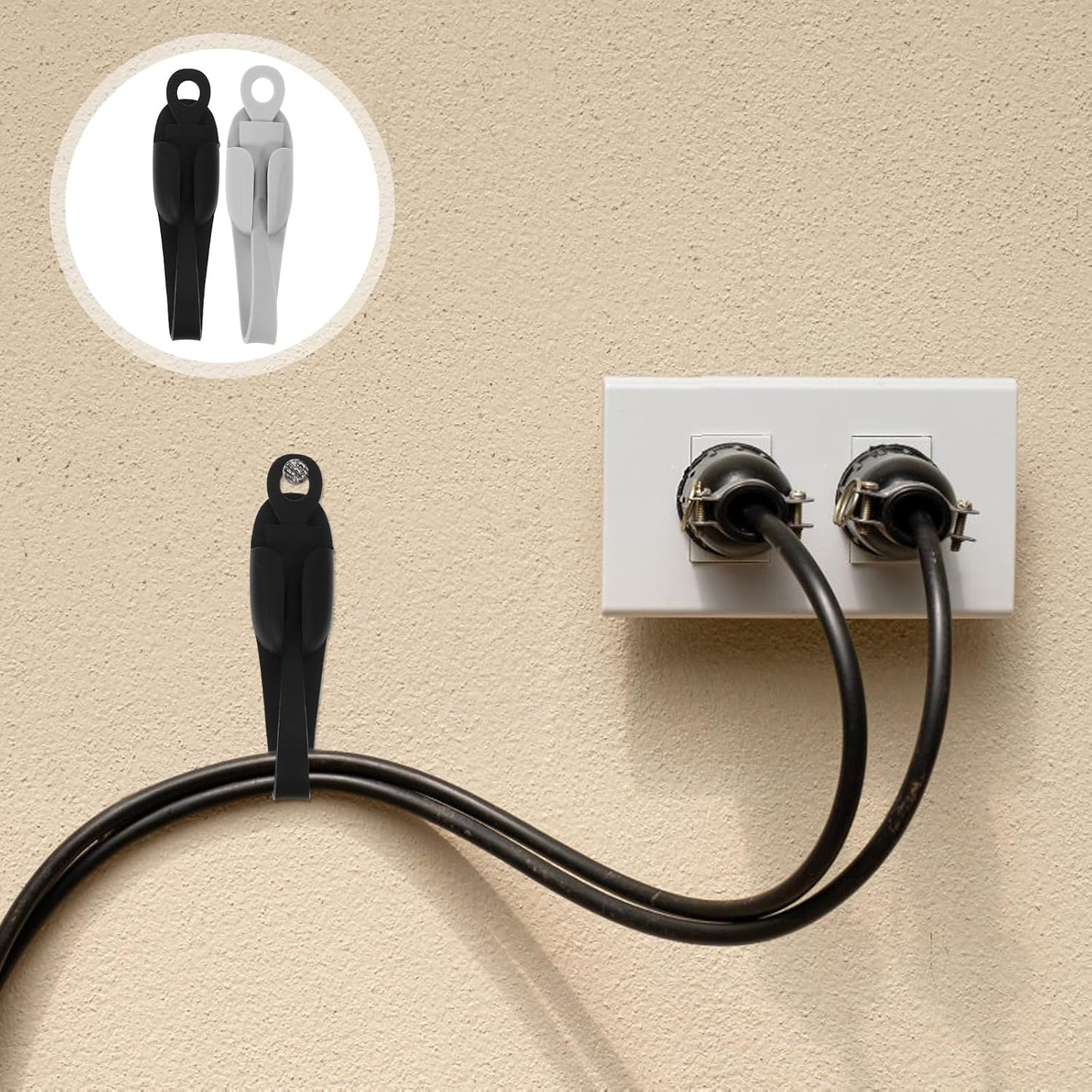 Cord Organizer for Appliances, 6pcs Kitchen Cord Winder Holder for Mixers, Coffee Makers, Air Fryers