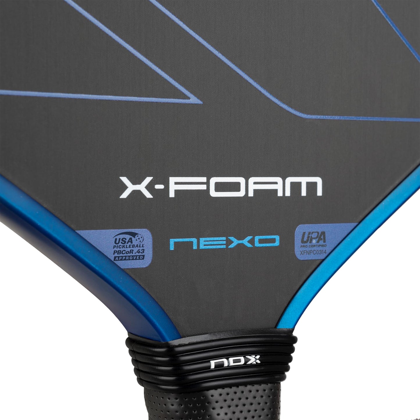 NOX Pickleball Paddle X-Foam Nexo 14mm 2026 | Hybrid Shape Pickle Ball Paddle | USAP Approved Advanced Pickleball Racket | T700 Raw Carbon Face For Elite Spin & Comfort | Gen 4 X-FOAM, Speed & Finesse