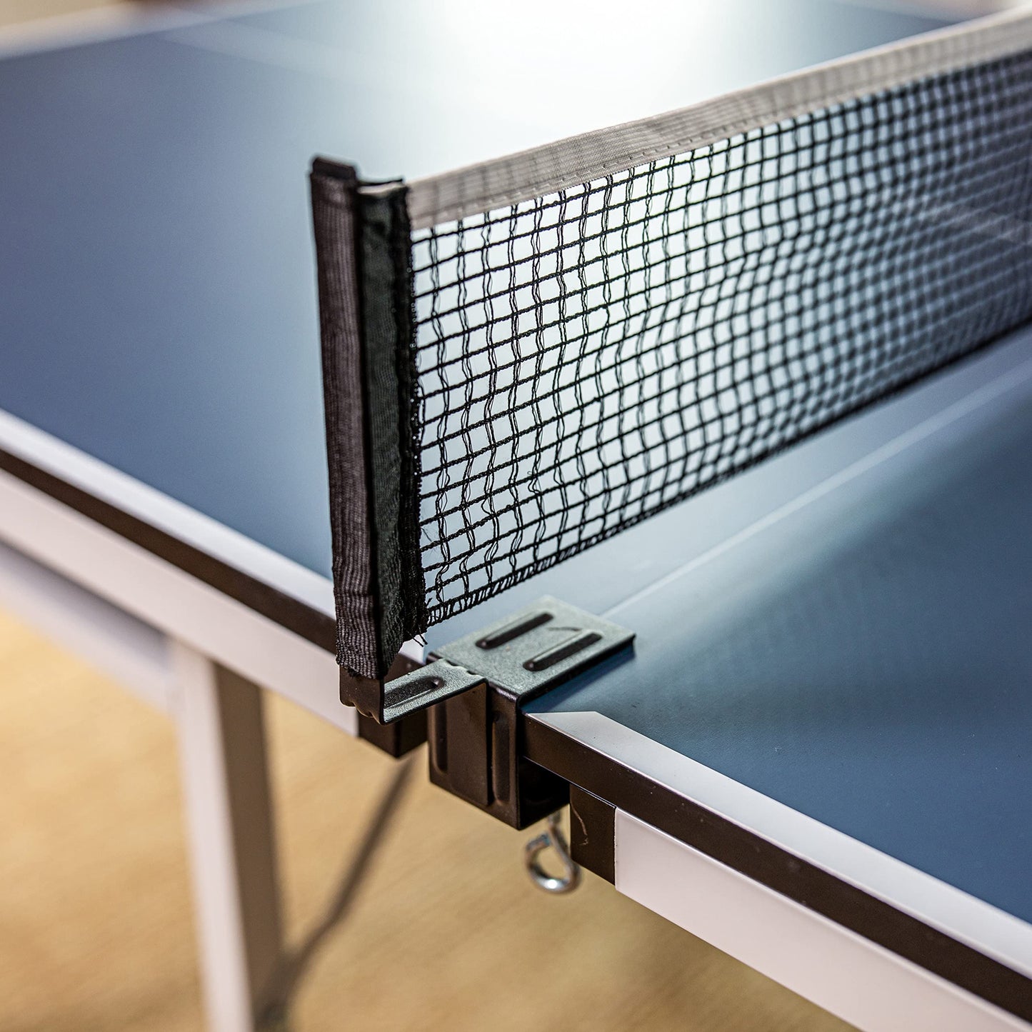STIGA Space Saver - Mid-Size Portable Table Tennis Table - Compact Storage Fits in Most Closets – Includes Ping-Pong Net & Post - No Assembly Required