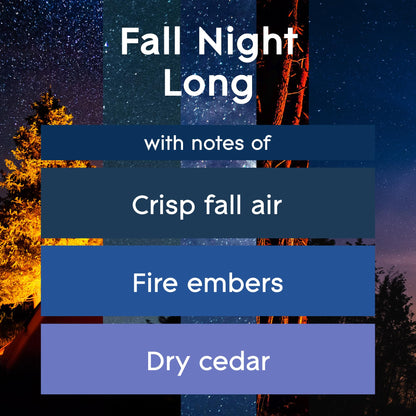 Glade PlugIns Refills Air Freshener, Scented and Essential Oils for Home and Bathroom, Fall Night Long, 1.34 Oz, 2 Count