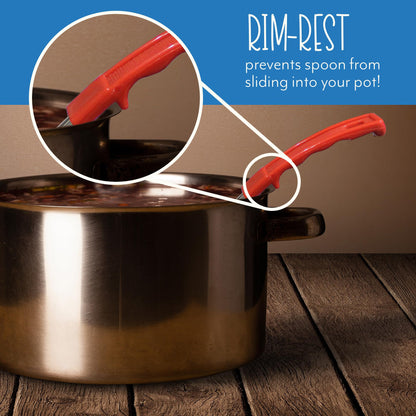 Darware Portion Control Serving Spoons (6-Piece Ladle Set); w 1/4 Cup, 1/2 Cup, 3/4 Cup & 1 Cup (2, 4, 6, 8 oz) & 1/2 & 1 Cup Utensils/Spoodles