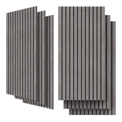 UMIACOUSTICS 6 Packs Acoustic Panel,47.2 x 23.6 Inches Decorative Sound Proof Panel for Office,Home Theater,Studio,Grey