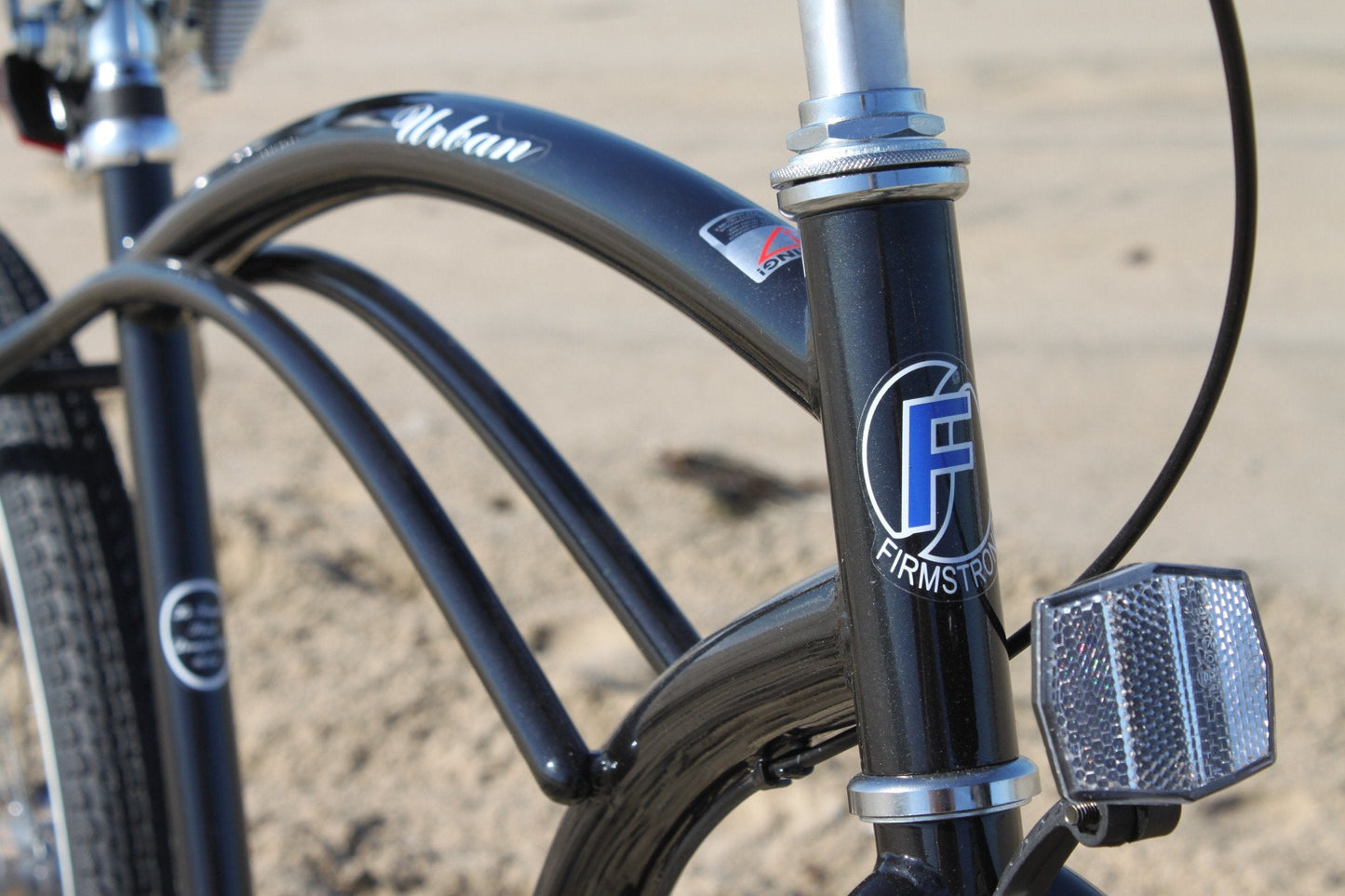 Firmstrong Urban Man Beach Cruiser Bike, Men's 3 Speed Hybrid Bicycle, 26 Inch Wheels, Black