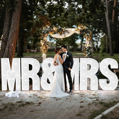 Marquee Letters 4 Feet Tall, Light Up Letters A for Wedding, Bridal, Baby Shower, Graduation, Anniversary Party Decor
