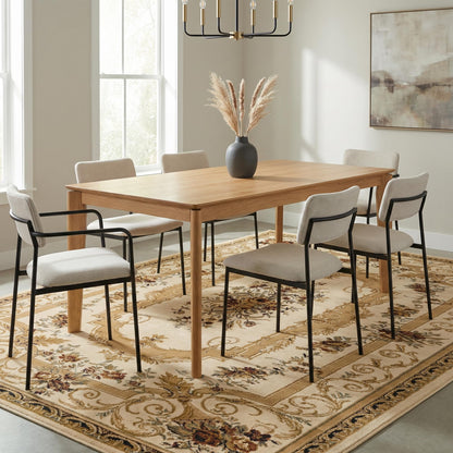 Unique Loom Versailles Collection Area Rug - Henry (9' x 12' Rectangle Cream/Green)