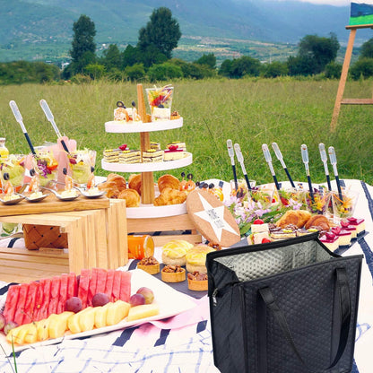 2PCS Insulated Grocery Cooler Bag - Insulated Shopping Bag