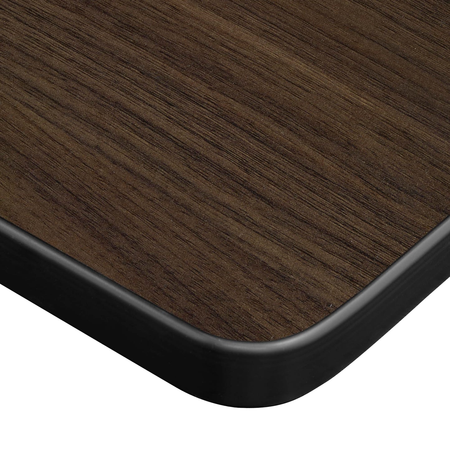 Regency Kobe 72 x 30 in. Flip-Top Training Nesting Table- Neo Walnut, 2 M Stack Chairs- Blue
