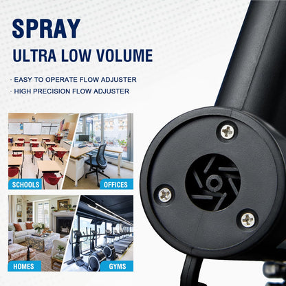 LONYEON 8L Electric ULV Cold Fogger Machine with Backpack Mist Atomizer, Adjustable Flow Rate, Large Area Spraying for Home Indoor Outdoor