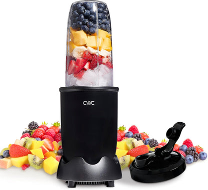 COOK WITH COLOR Personal Power Blender 600W, 24oz Capacity, BPA-Free Jar, Ice-Crushing Blades for Smoothies & More,