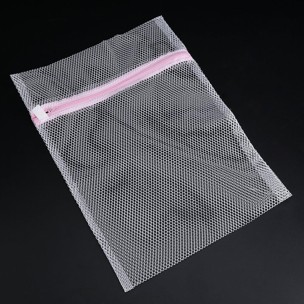Zipped Lingerie Washing Bag, Mesh Laundry Bag for Socks, Bra, Underwear (50 * 60cm #1)