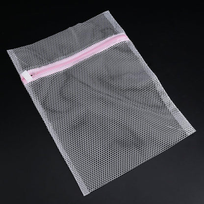 Zipped Lingerie Washing Bag, Mesh Laundry Bag for Socks, Bra, Underwear (50 * 60cm #1)