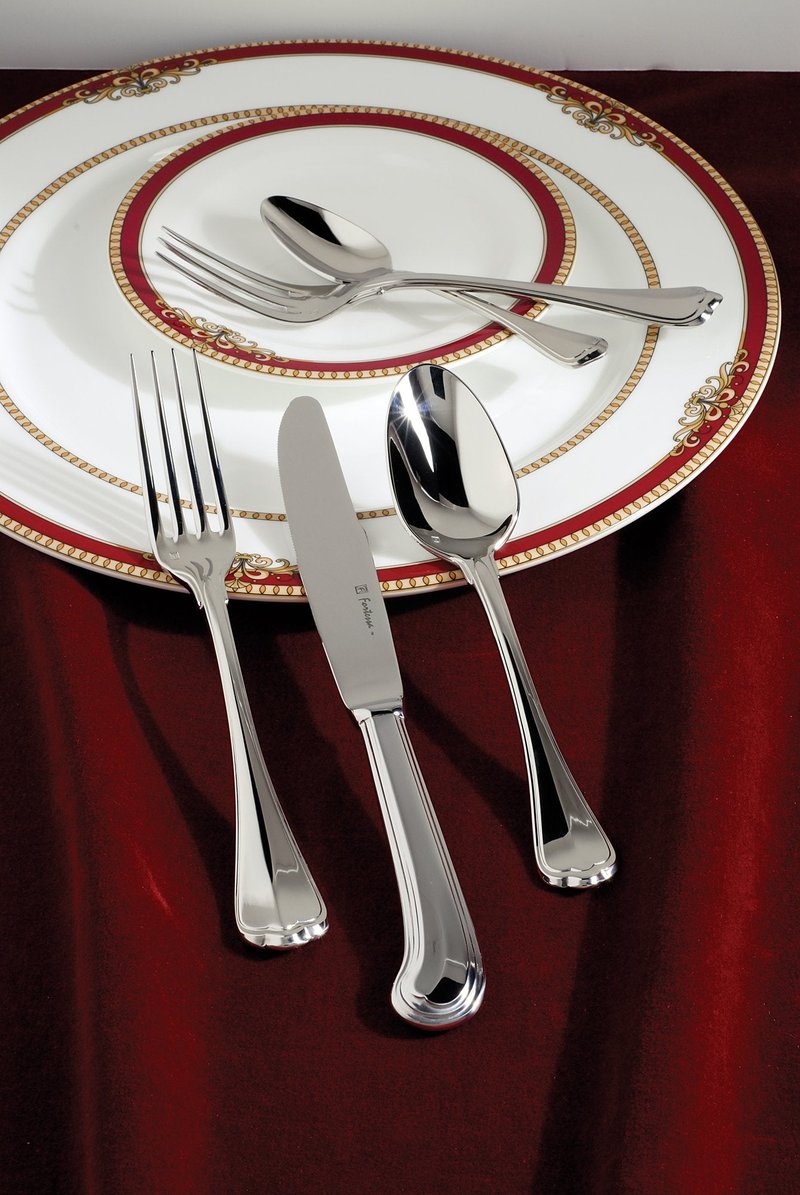 Fortessa San Marco 18/10 Stainless Steel Flatware Salad/Dessert Fork, Set of 12