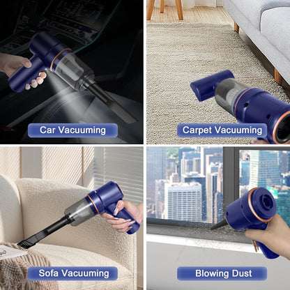 Car Vacuum Cleaner Cordless, Handheld Vacuum Cordless, 9000PA Suction 120W High Power Portable Vacuum Cleaner