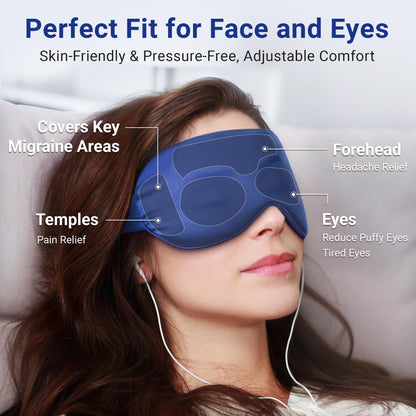 Coolig Eye Mask for Puffy Eyes: Fsa Eligible Items Hsa, Cold Compress for Migraines Headache After Surgery & Puffiness, Reusable Face Ice Pack Gel Sleep Mask for Dark Circles, Relaxing Gifts(Purple)