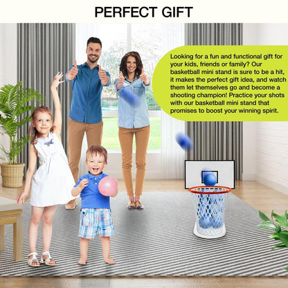 Basketball Hoop Wastebasket Set (Including 1pc Basketball Trash Can)Basketball Trash Can for Boys Room Decor- Christmas Gift for Boys-Garbage Can for Basketball Party and Basketball Gift,Easter basket