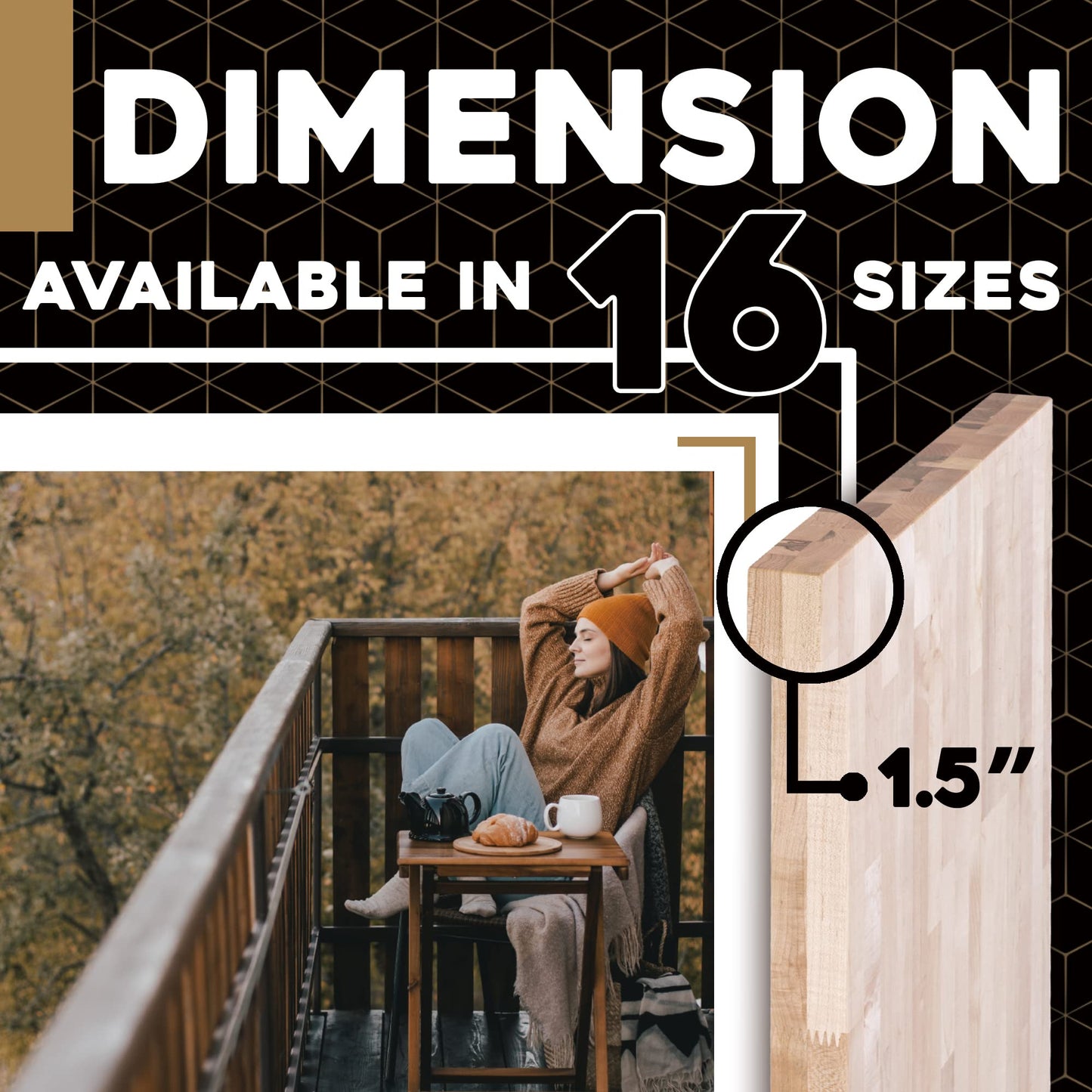 DuraSteel 24x48 Butcher Block Countertop - Maple Solid Wood Workbench for Kitchen, Restaurant, Cabinet, Desk Top, Wood Board, Large Counter Cutting Island Long, Bakery Worktable Dough - Table Top Only