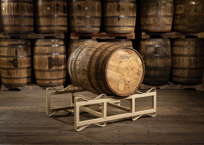 Midwest Barrel Company Authentic Bourbon/Whiskey Barrel (53 Gallon) Used Genuine American White Oak Wood Barrel for Decoration, Furniture & DIY Projects - 1 Barrel