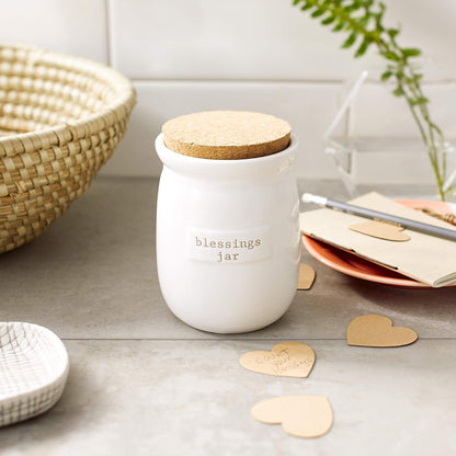 Mud Pie Inspirational Count Your Blessings Jar Set