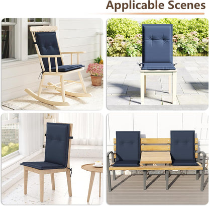 18" 42" 1.5", Set 1 C-Hopetree Indoor High Back Rocking Chair Cushions for Glider and Swivel Rocker, Outdoor