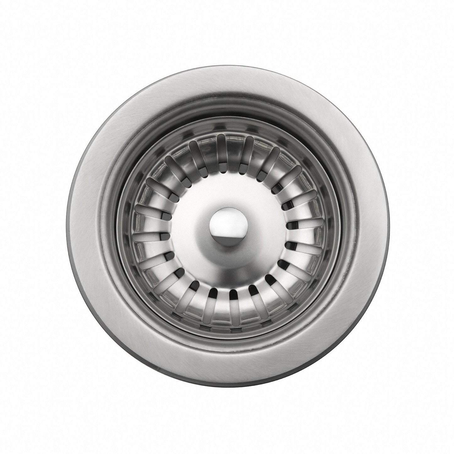 Kraus Kitchen Sink Stainless Steel Drain Assembly with Strainer, Fits Standard 3.5 in. or 4 in. Drain Openings