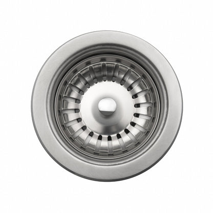 Kraus Kitchen Sink Stainless Steel Drain Assembly with Strainer, Fits Standard 3.5 in. or 4 in. Drain Openings