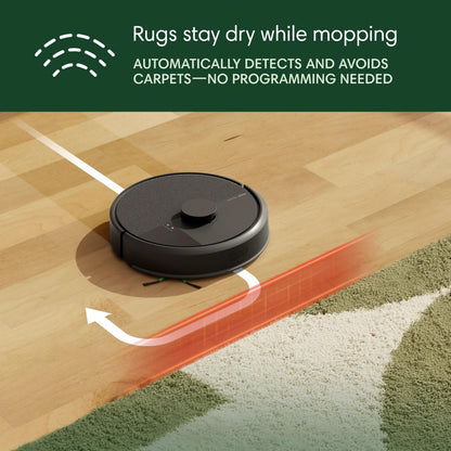 iRobot Roomba 105X Combo Robot Vacuum & Mop with AutoEmpty Dock, Self‑Emptying for Up to 75 Days, 70× Power‑Lifting Suction, Smart LiDAR Mapping, App & Voice Control, Ideal for Homes with Pets & Kids