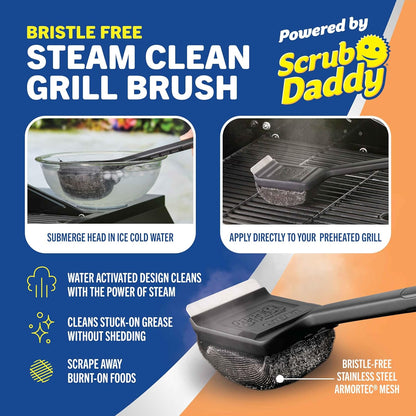 Mr. Bar-B-Q Grill Brush - Steam Clean Technology for Effortless Cleaning | Durable Design