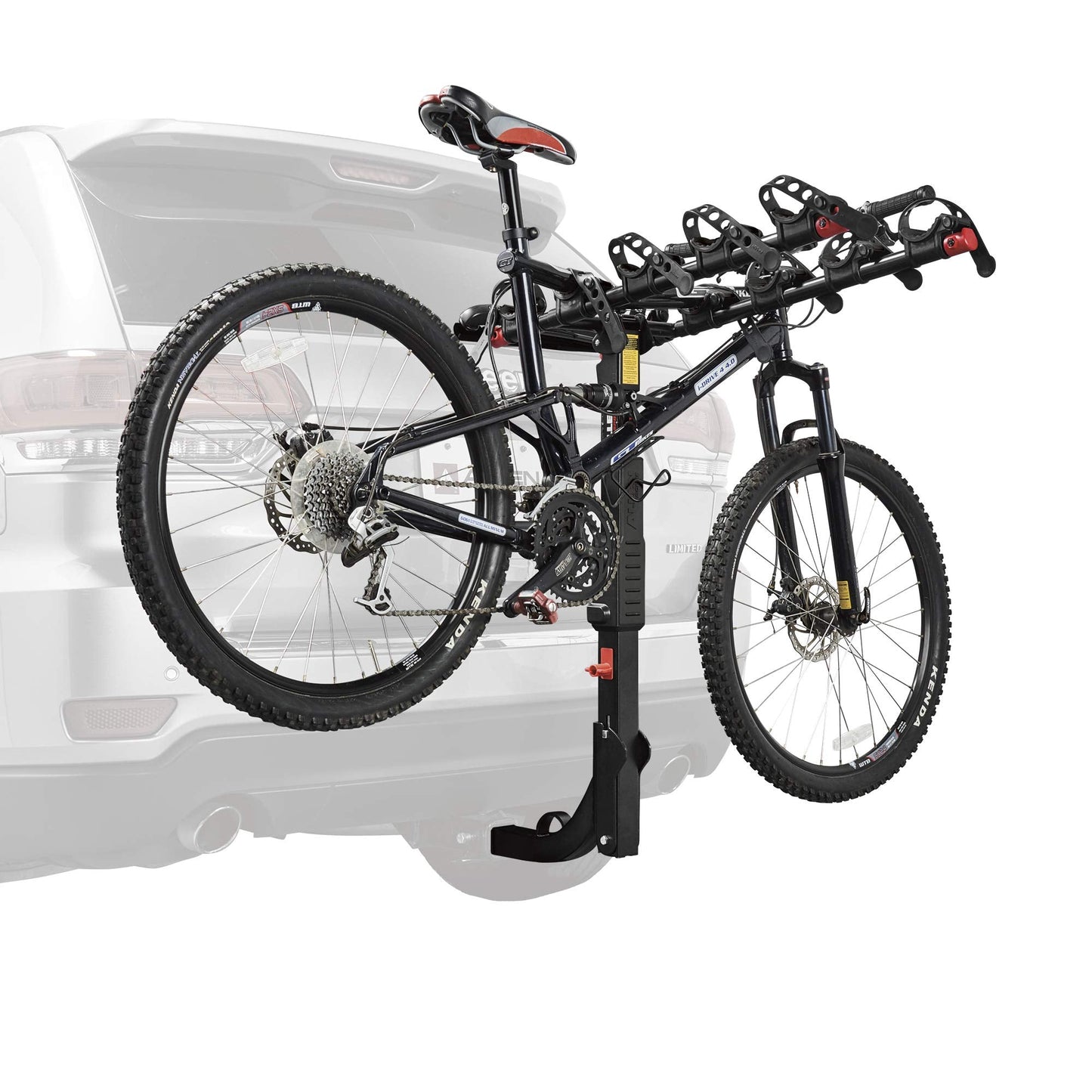 Allen Sports Premier Hitch Mounted 5-Bike Carrier, Model S555 , Black