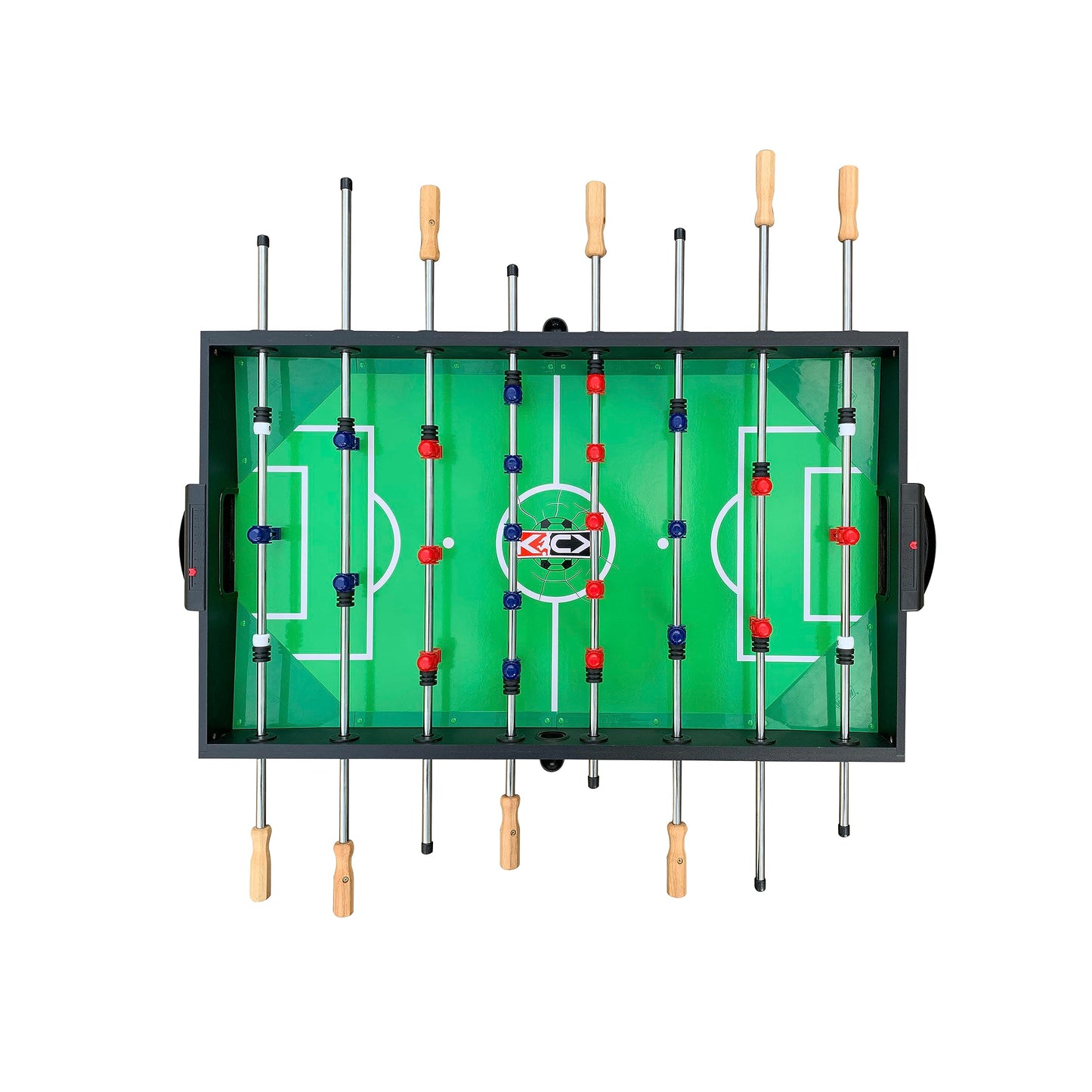 KICK Tetrad 55" 4-in-1 Multi Game Table (Black) – Foosball, Billiards/Pool, Air Hockey & Ping Pong