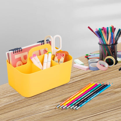 Tiawudi 2 Pack Caddy Organizer with Handle, Portable Storage for Cleaning, Bath, Makeup, Art, Craft, Classroom