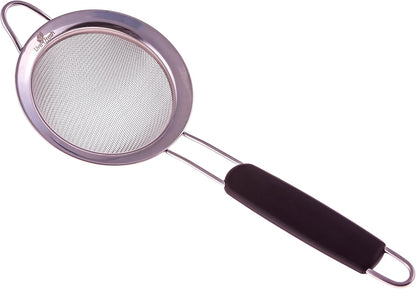 Fine Mesh Stainless Steel Mini Tea Strainer, 3 inch, Ideal for Straining Teas and Cocktails