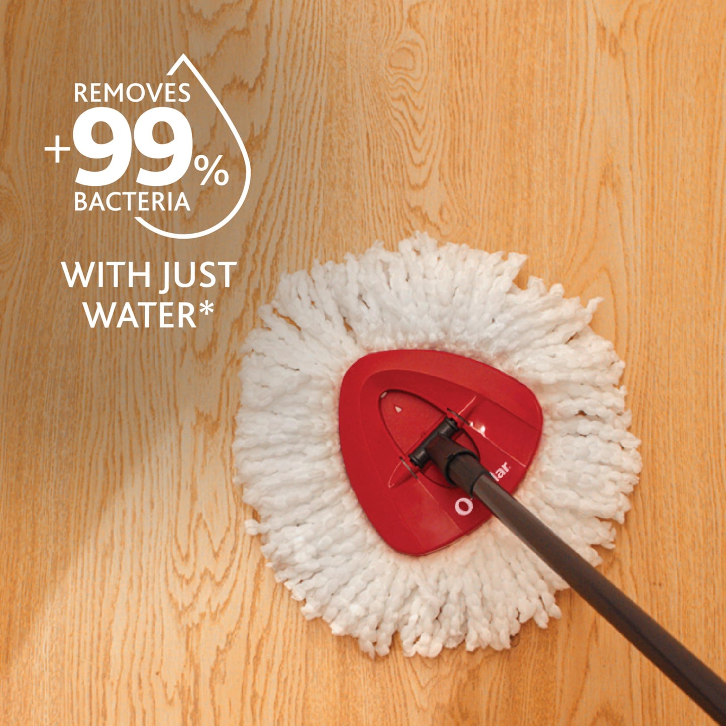 O-Cedar Easywring Microfiber Spin Mop & Bucket Floor Cleaning System + 3 Extra Refills (4 Refills Included)