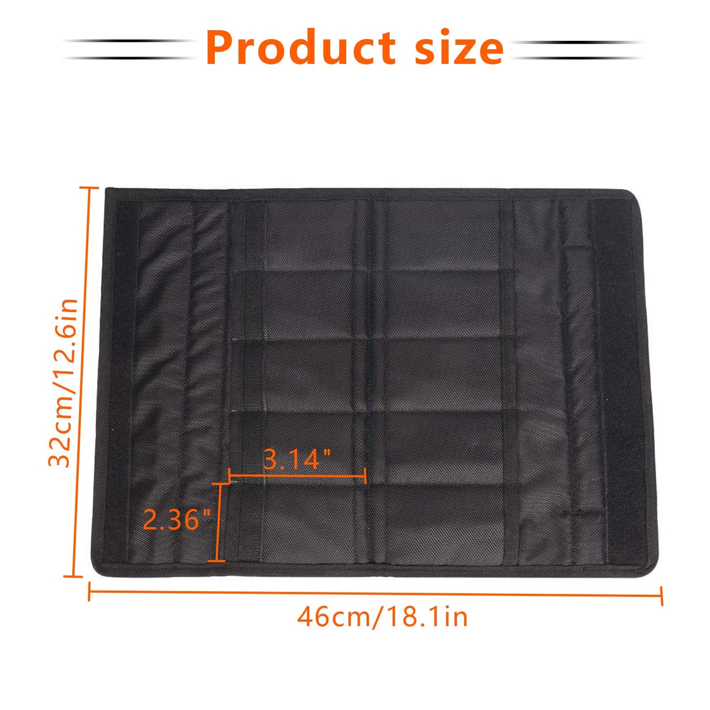 CHENGDE Knife Display Case for 10 Pocket Knives, Folding Knife Storage Organizer, Knives Collection Pouch for Survival, Outdoor
