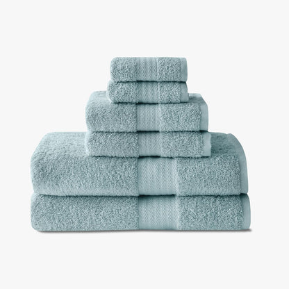 1888 6 600 Set, 2 2 2 Mills Piece GSM Luxury Towel Bath Towels, Hand Towels and Washcloths, Premium Cotton Blend, Super