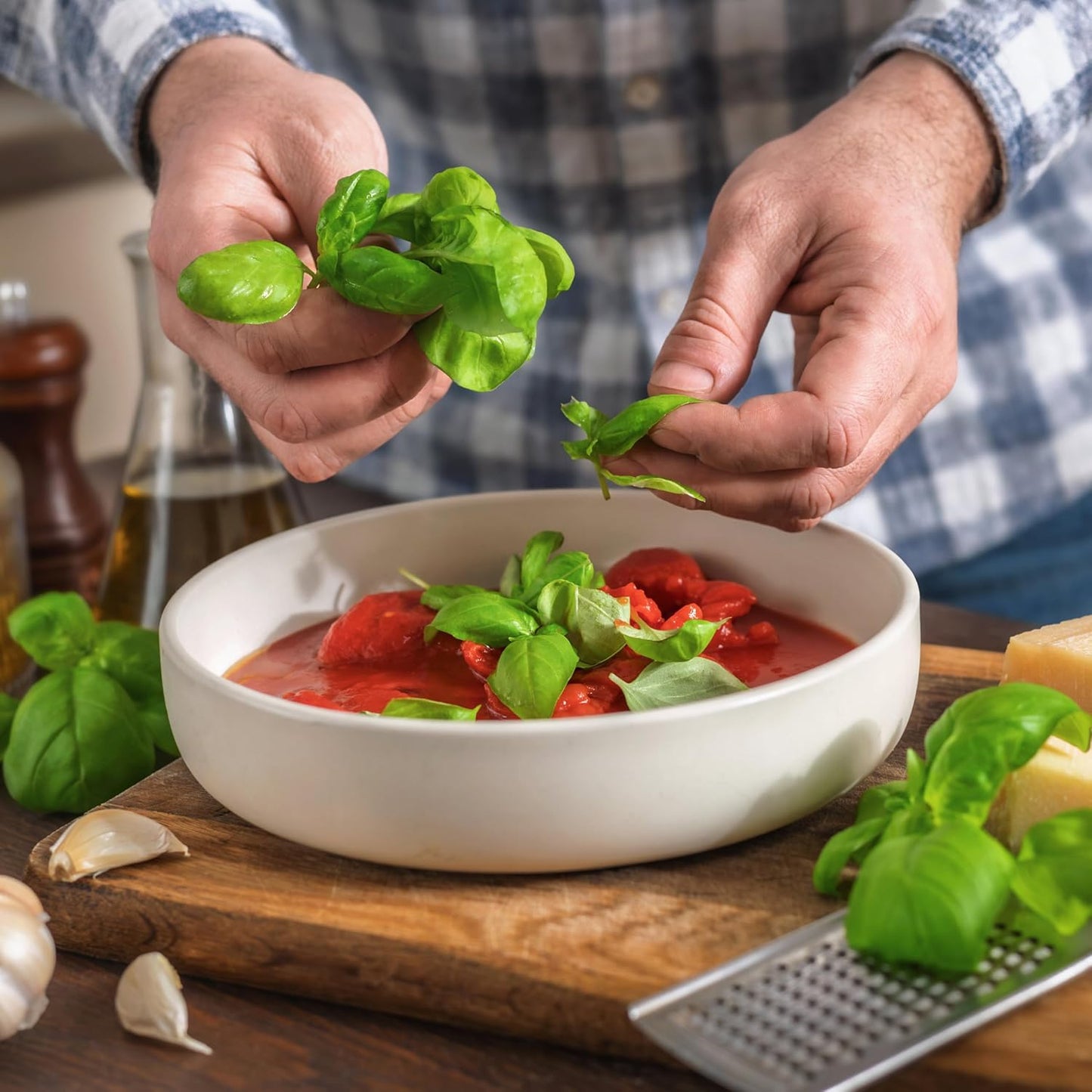 (20 Packs) Seed Needs Basil Seeds for Planting Italian Large Leaf Herbs - Non-GMO Heirloom & Untreated - Grow an Indoor