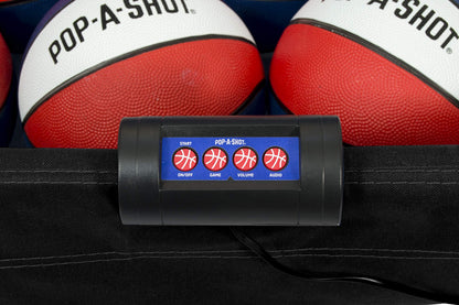 Pop-A-Shot - Home Dual Shot with Phoenix Suns NBA Graphics l Sensor Scoring l 16 Game Modes l 7 Balls l Foldable Storage l for All NBA Fans