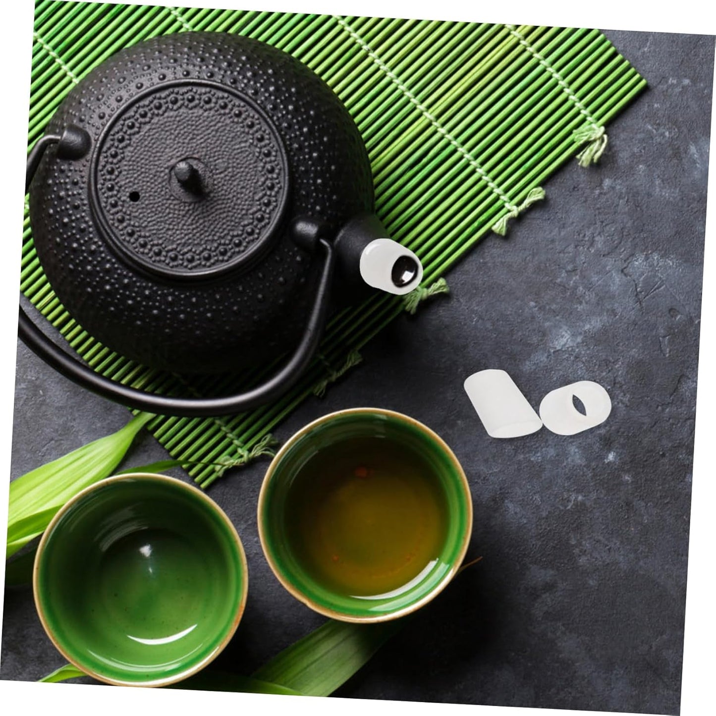 Spout Silicone Covers 10pcs for Teapots, White Tea Pot Bath Spout Cover, Accessories for Small and Large Teapots