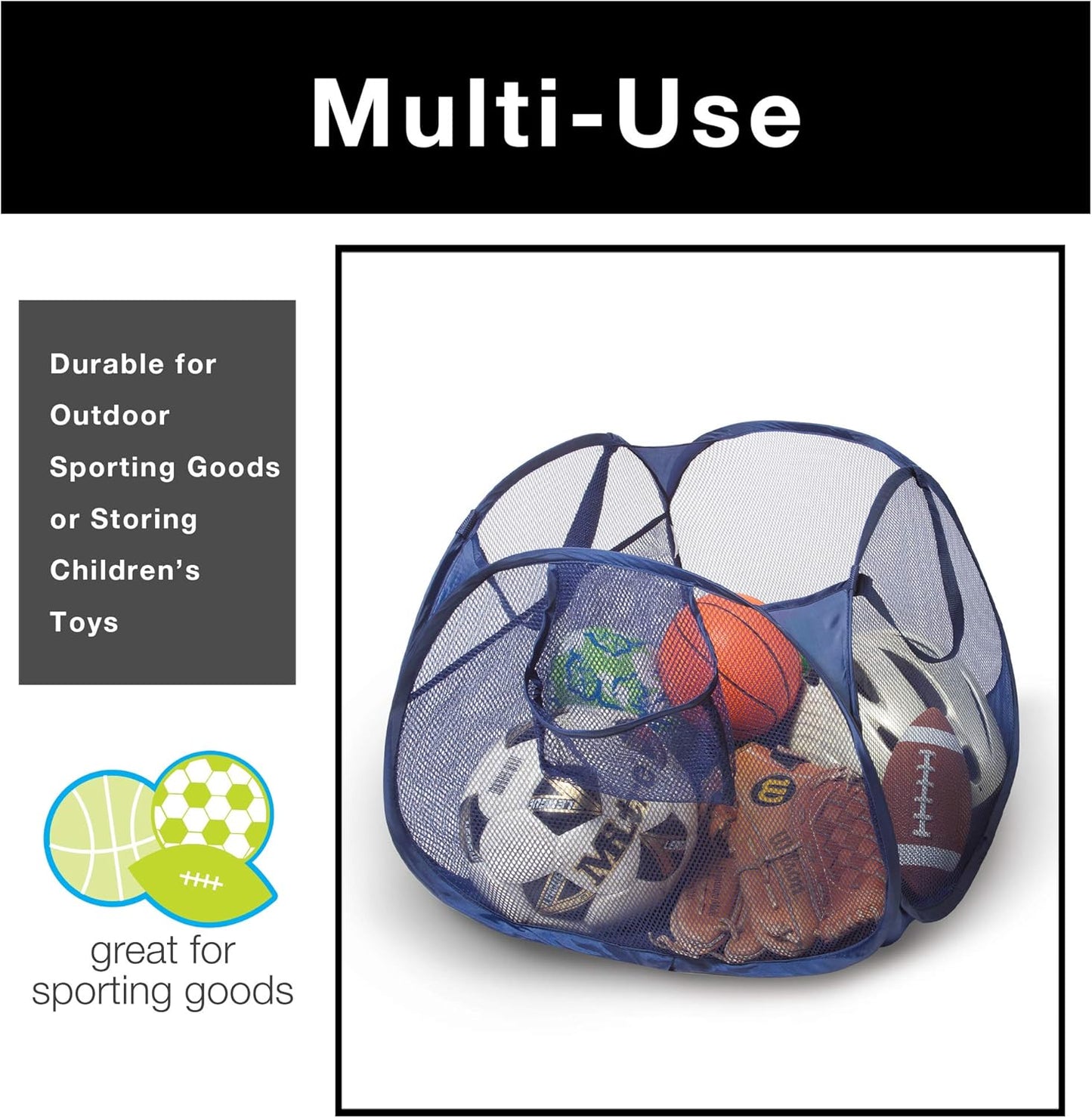PRO MART INDUSTRIES Pyramid Pop Up Hamper