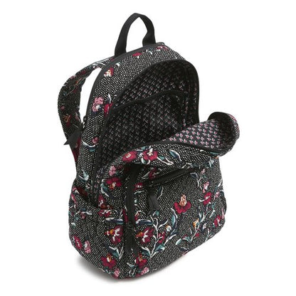 Cotton Campus Backpack, Perennials Noir Dot