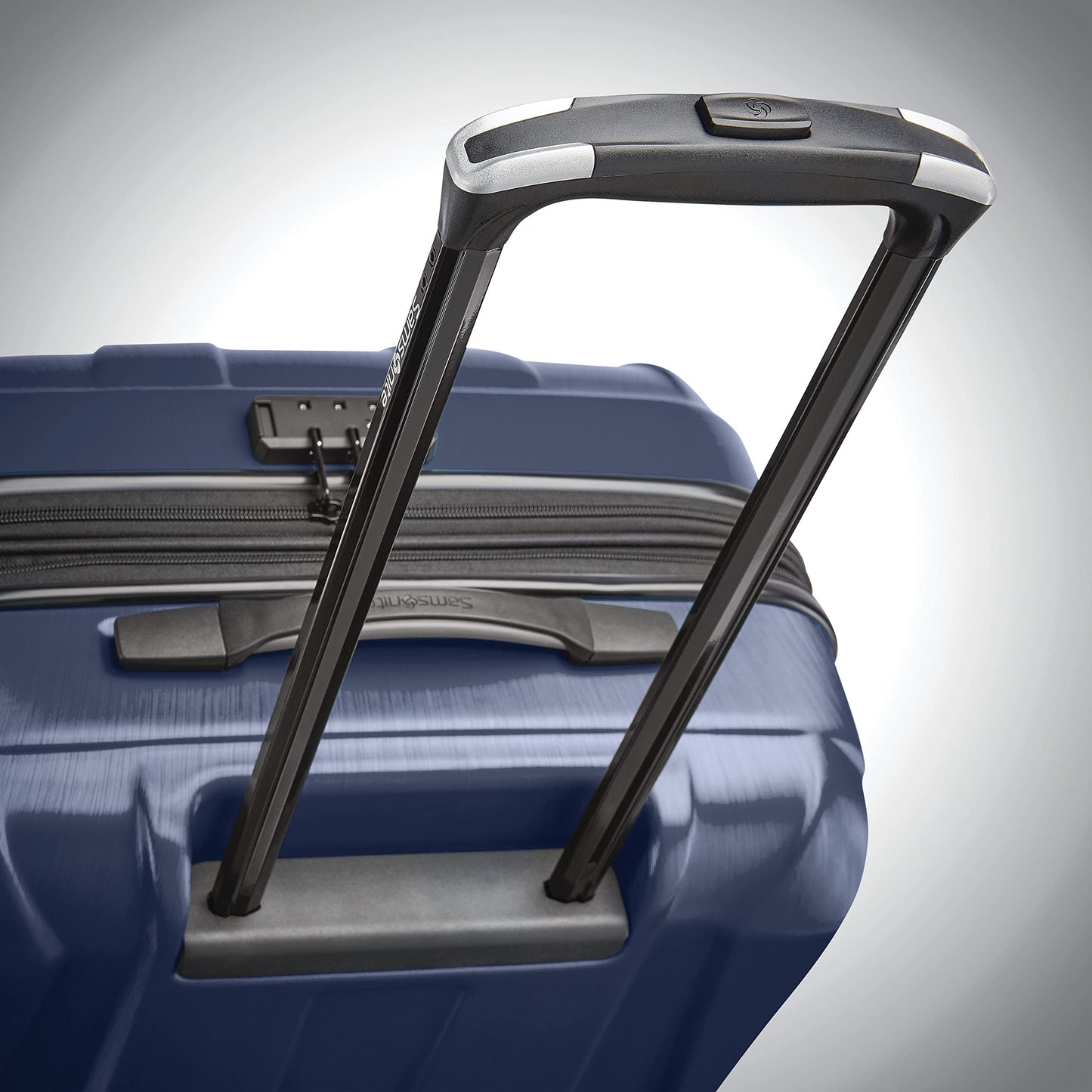 Samsonite Centric 2 Hardside Expandable Luggage with Spinner Wheels, True Navy, Checked-Large 28-Inch