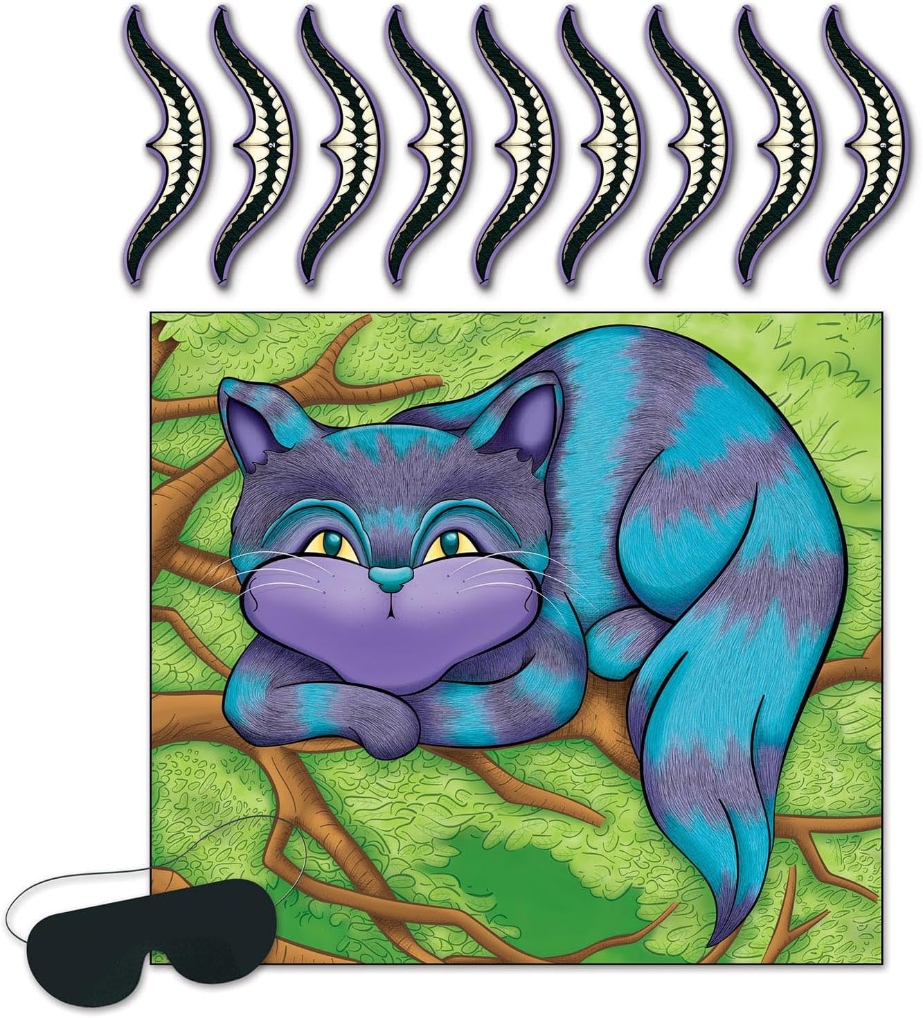 1 Beistle Pin The Smile On The Cheshire Cat Game - Pc