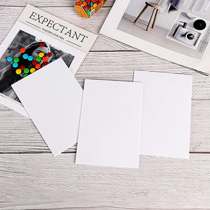 Adasea 30 Sheets White Sticky Foam Sheets-Foam Tapes Double Sided Adhesive Foams Sheet 3D White Dual-Adhesive Foams Sheet for Scrapbook Crafting DIY Crafts, 3.9 x 5.9 Inch