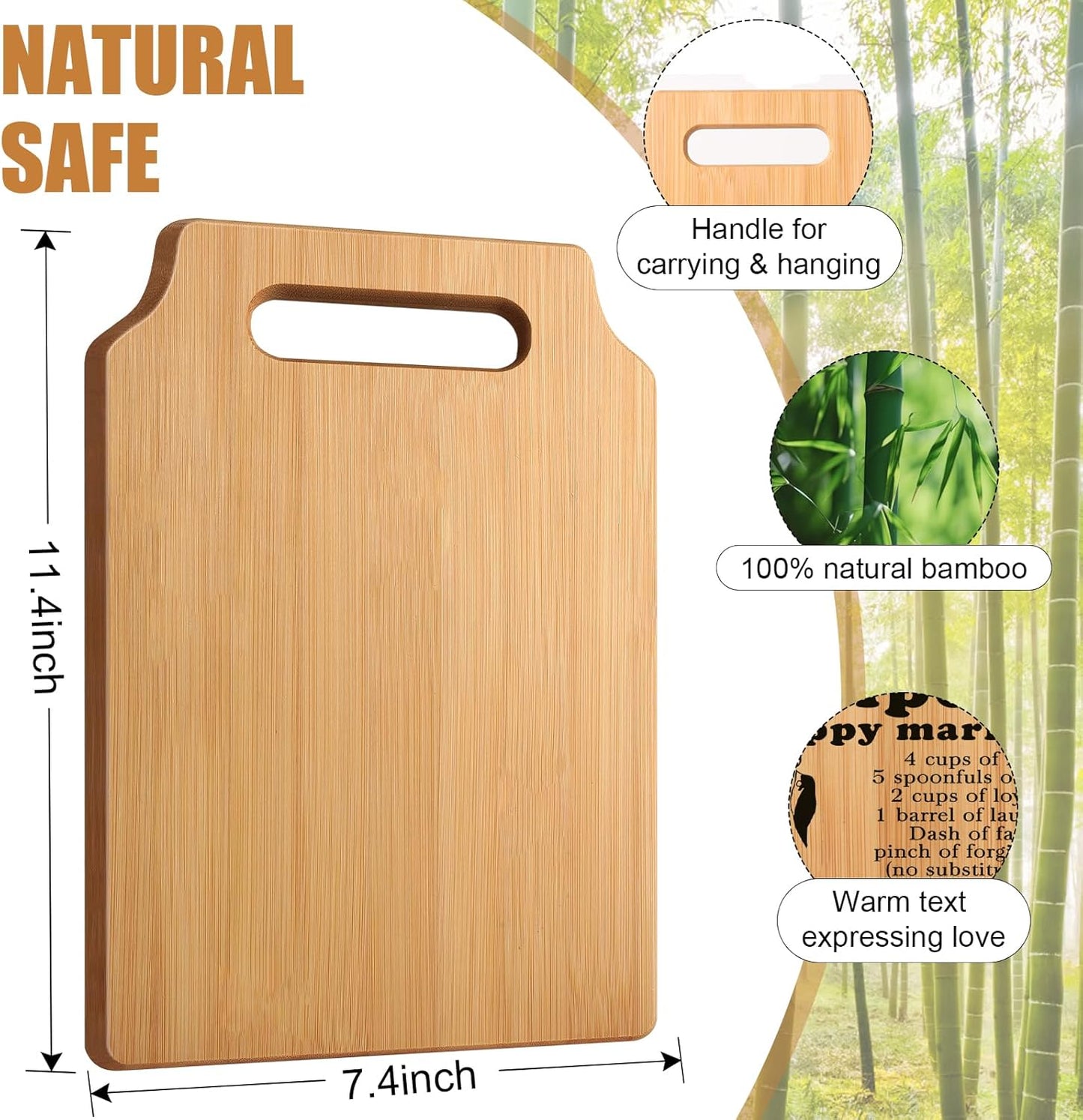 Wedding Gift for Couple 2024: Kitchen Cutting Board for Newlyweds, Bridal Shower, and Engagement Gifts