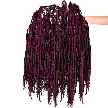 Suncalla 12 Pcs Dark Purple Spring Natural Dried Amaranthus Hanging Flowers Amaranthus Artificial Flowers for Wedding Arch Bouquet Floral Garland Wall Home Decoration (23 Inch)