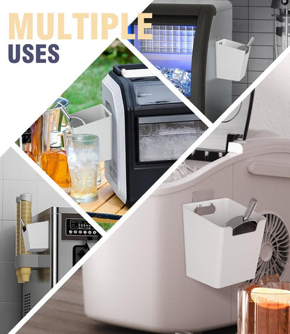 Neepanda Ice Scoop Holder for Ice Machine & Freezer, Medium Scoop Holder Fits Countertop Ice Makers, Ice Buckets, Ice Cream Scoops (Ice Spoon not Included)